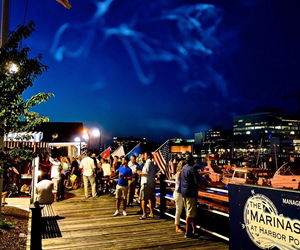 nighttime views of the crab shell